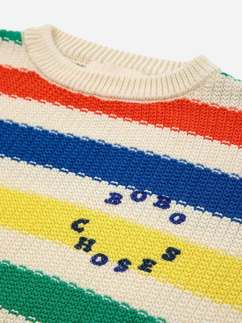 Bobo Choses Multicolor Stripes jumper - HYPHEN KIDS