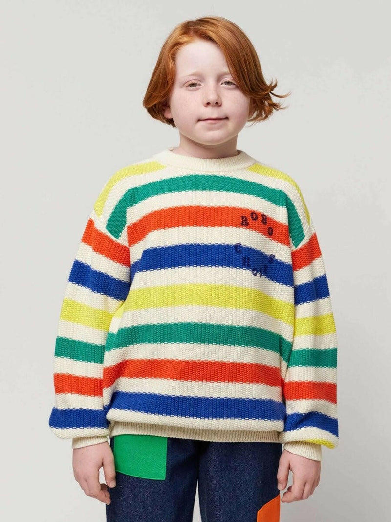 Bobo Choses Multicolor Stripes jumper - HYPHEN KIDS
