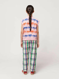 Bobo Choses Ribbon Bow all over jacquard vest - Sweatshirts - 10 - 11Y