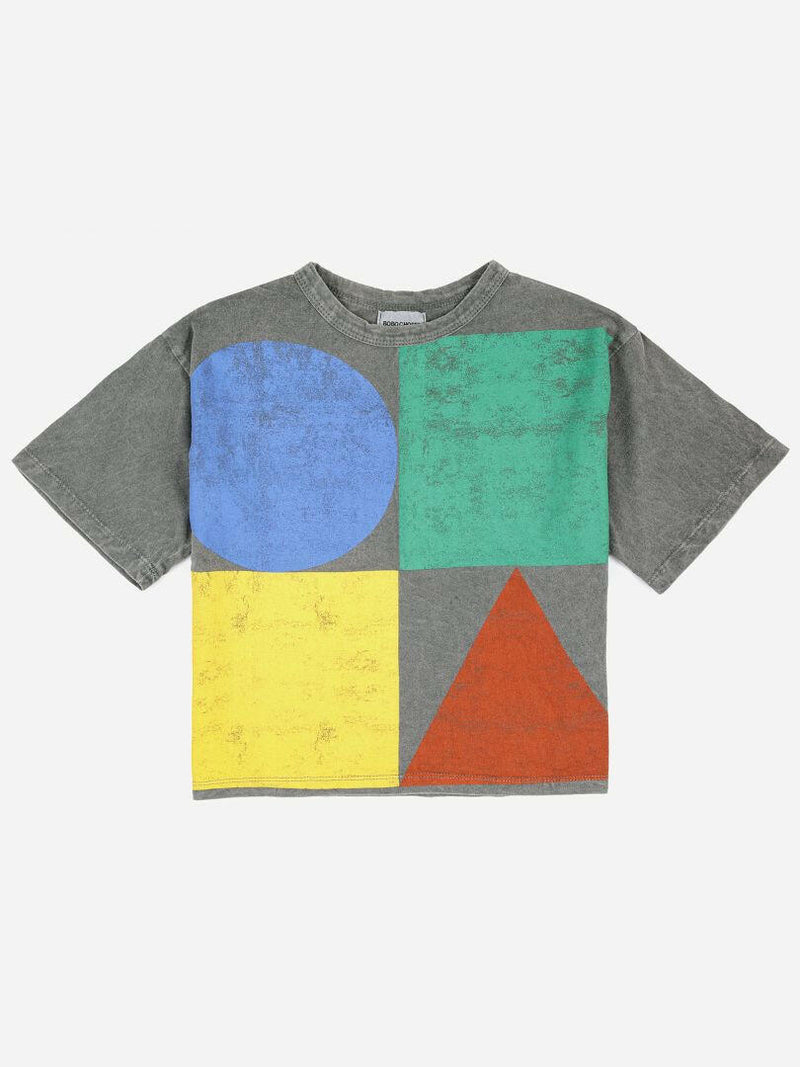 Bobo Geometric Color Block T - shirt - HYPHEN KIDS