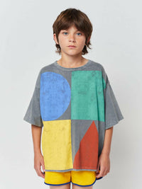 Bobo Geometric Color Block T-shirt - Shirts - 10 - 11Y