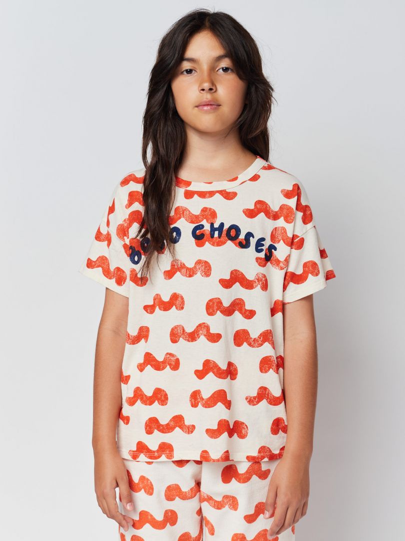 Bobo Waves All Over T-shirt -HYPHEN KIDS