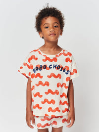 Bobo Waves All Over T-shirt -HYPHEN KIDS