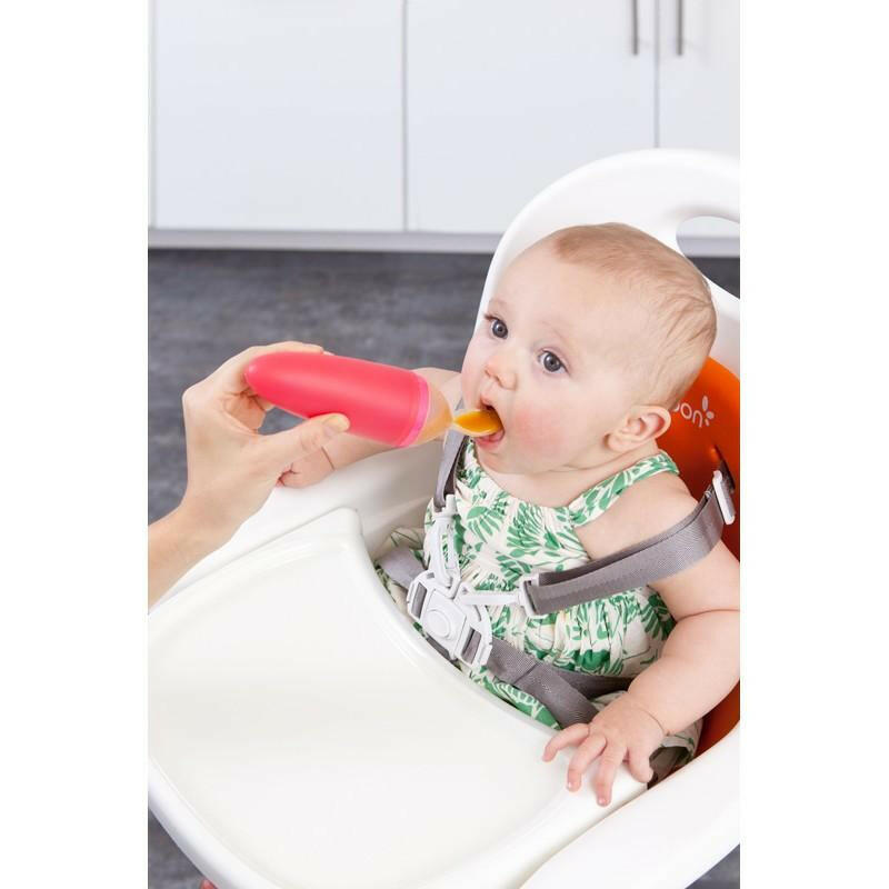 Boon Squirt Baby Food Dispenser - Pink - HYPHEN KIDS