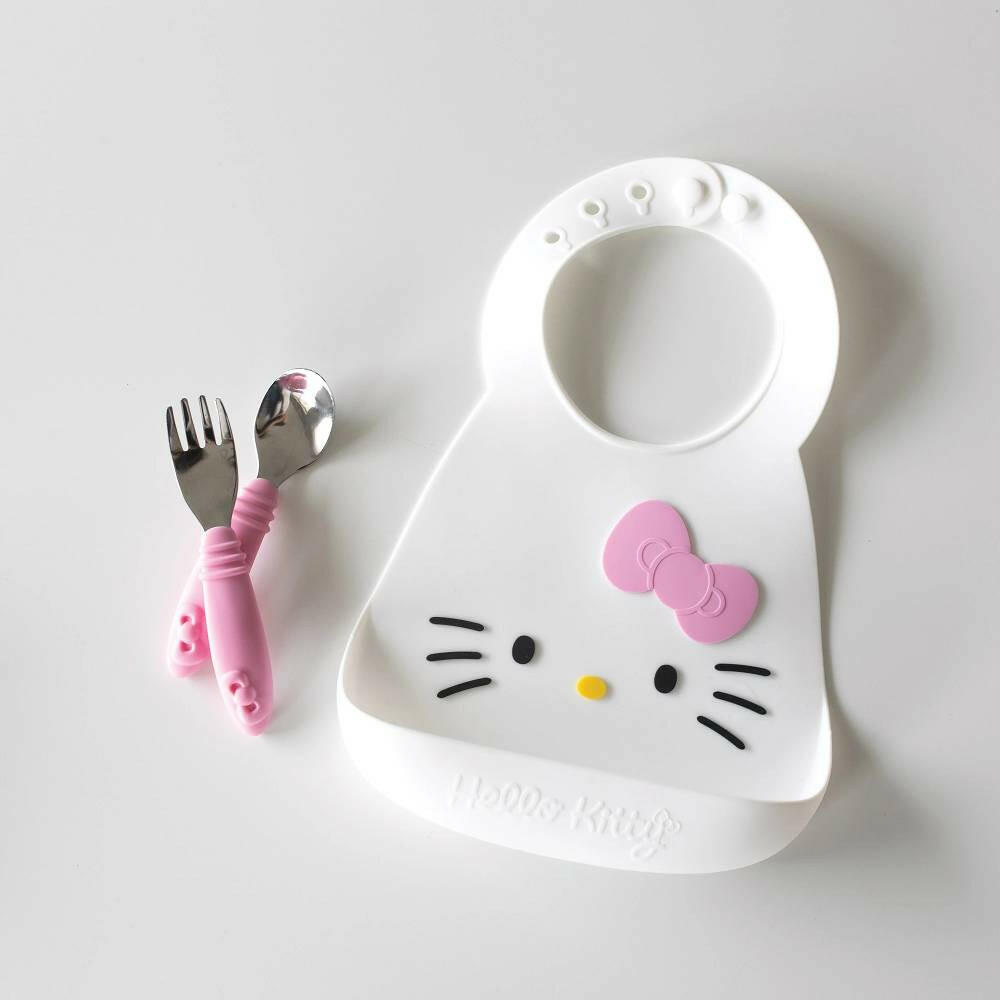 Bumkins Silicone Bib - Hello Kitty - HYPHEN KIDS
