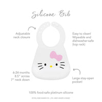 Bumkins Silicone Bib - Hello Kitty - Bibs - not - on - sale
