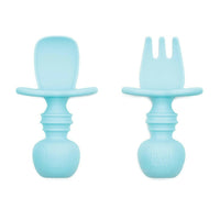 Bumkins Silicone Chewtensils - Blue - Utensils - not - on - sale
