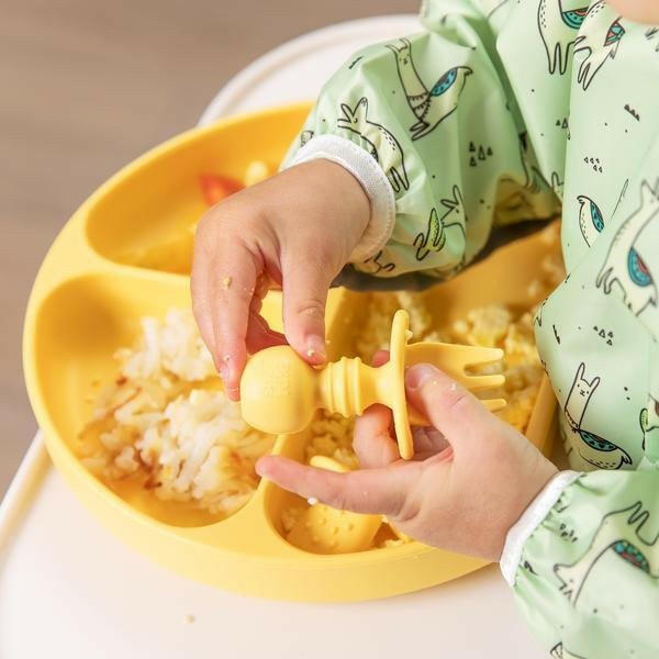 Bumkins Silicone Chewtensils - Pineapple - HYPHEN KIDS
