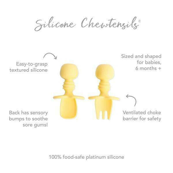 Bumkins Silicone Chewtensils - Pineapple - HYPHEN KIDS