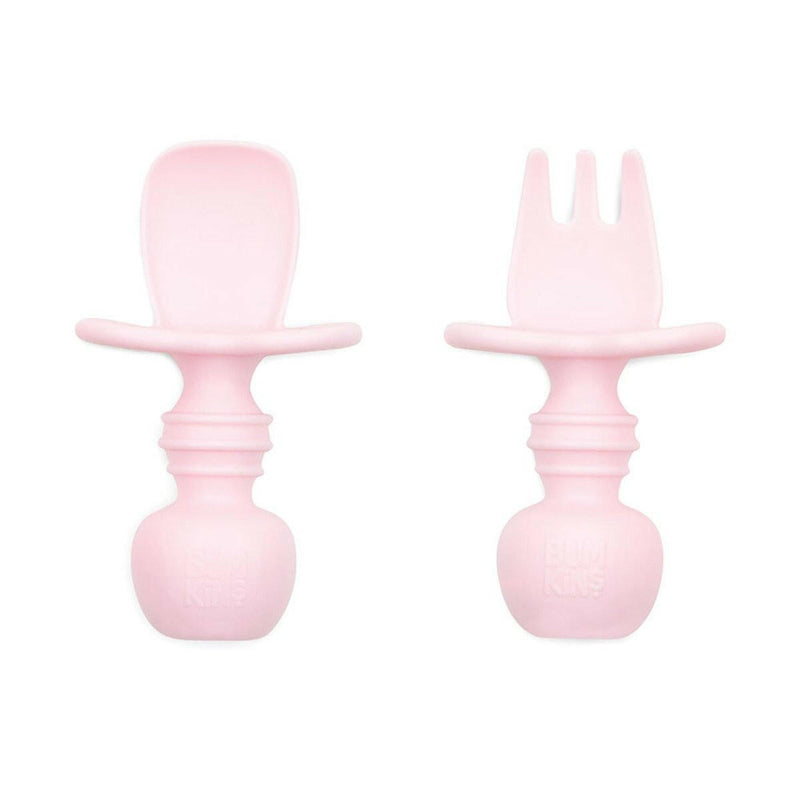 Bumkins Silicone Chewtensils - Pink - HYPHEN KIDS