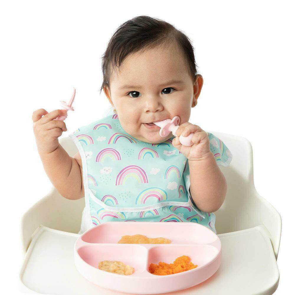 Bumkins Silicone Chewtensils - Pink - Utensils - not - on - sale