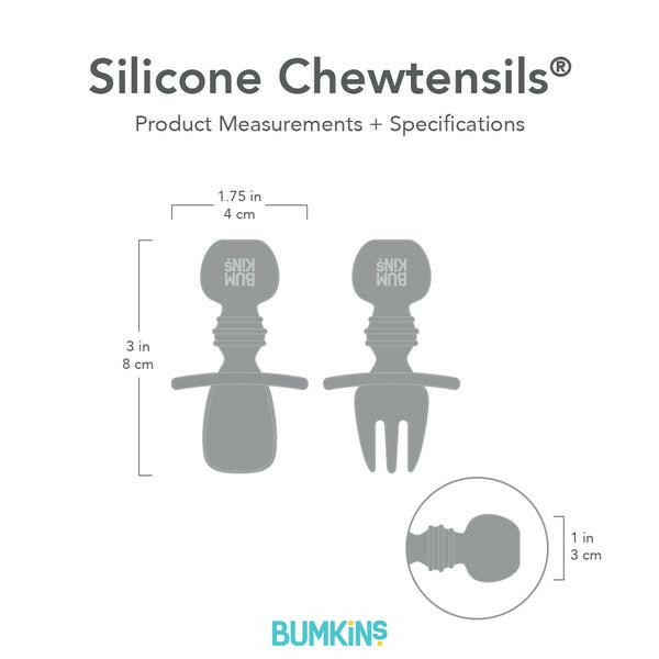 Bumkins Silicone Chewtensils - Sand - HYPHEN KIDS