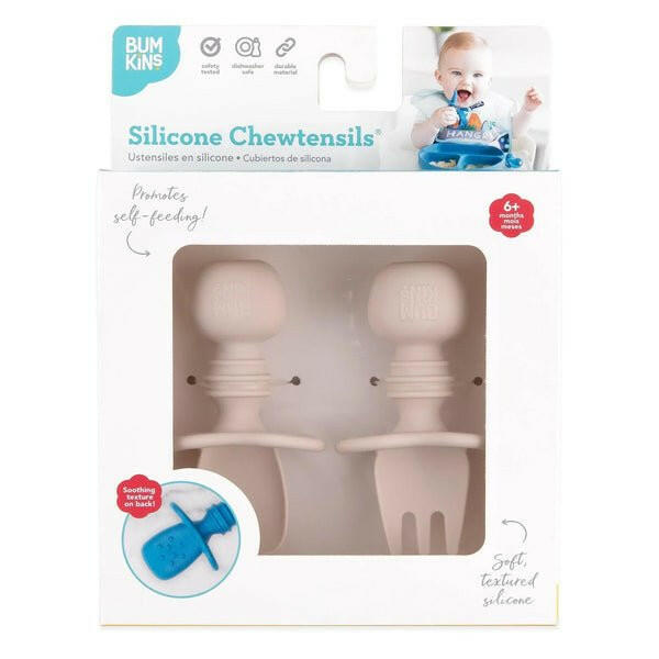 Bumkins Silicone Chewtensils - Sand - Utensils - not - on - sale