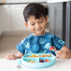 Bumkins Silicone Grip Dish - Blue - Bowls & Utensils - not - on - sale