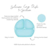 Bumkins Silicone Grip Dish - Blue - Bowls & Utensils - not - on - sale