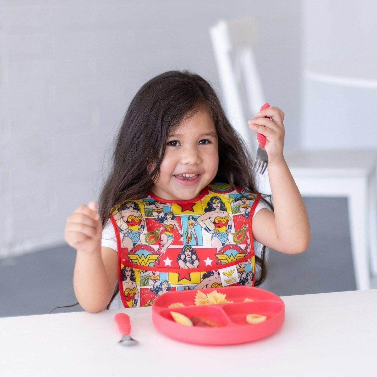 Bumkins Silicone Grip Dish - Red - Bowls & Utensils - not - on - sale