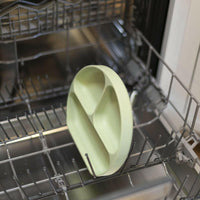 Bumkins Silicone Grip Dish - Sage - Bowls & Utensils - not - on - sale