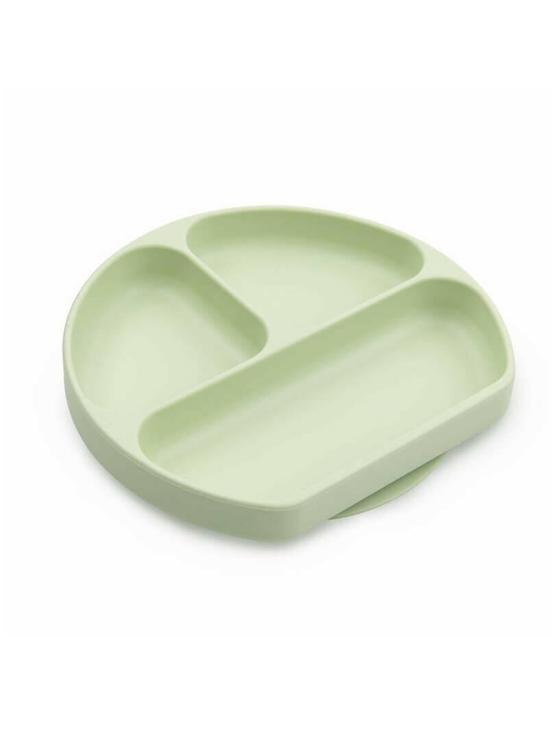 Bumkins Silicone Grip Dish - Sage - Bowls & Utensils - not - on - sale