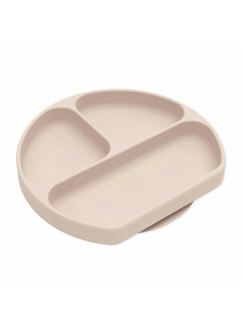 Bumkins Silicone Grip Dish - Sand - Bowls & Utensils - not - on - sale