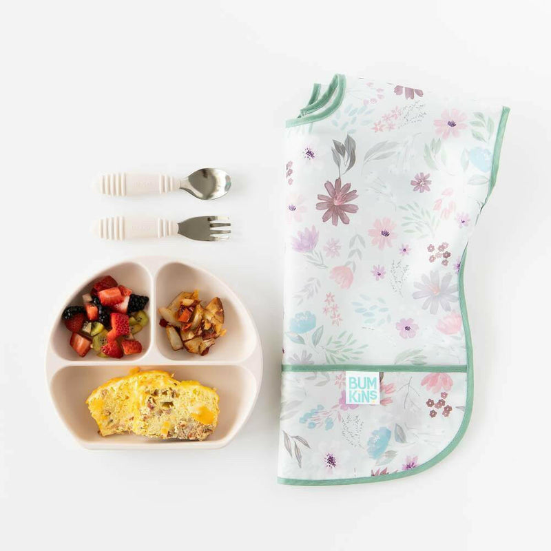 Bumkins Silicone Grip Dish - Sand - HYPHEN KIDS