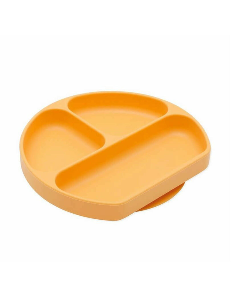 Bumkins Silicone Grip Dish - Tangerine - HYPHEN KIDS