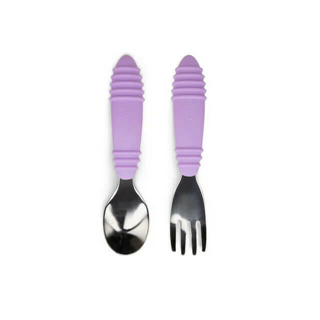 Bumkins Spoon and Fork - Lavender - HYPHEN KIDS