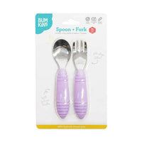 Bumkins Spoon and Fork - Lavender - Utensils - not - on - sale