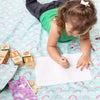 Bumkins Waterproof Splat Mat - Rainbows - Playmat - not - on - sale