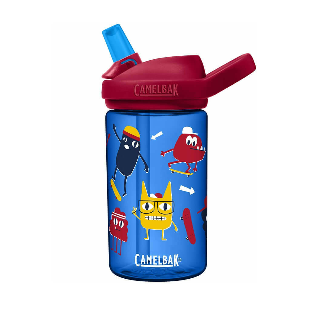 CamelBak Eddy Kids BPA Free 400ML Water Bottle - Skate Monsters - HYPHEN KIDS