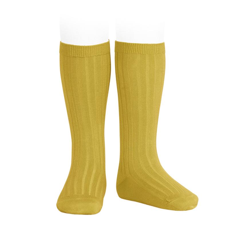 CONDOR Basic Rib Short Socks (645) Cury -HYPHEN KIDS