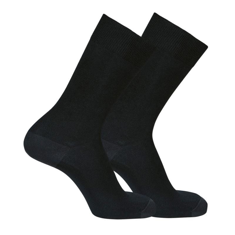 CONDOR Basic Rib Short Socks(900) Black -HYPHEN KIDS