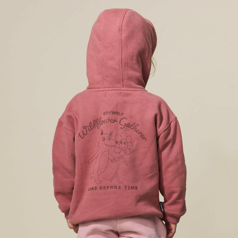Crywolf Adventure Hoodie Rosewood - HYPHEN KIDS