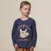 Crywolf Long Sleeve T-Shirt Indigo Explorer - Sweatshirts - 10 - 11Y