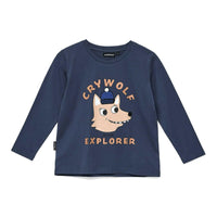 Crywolf Long Sleeve T-Shirt Indigo Explorer - Sweatshirts - 10 - 11Y