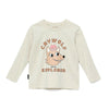 Crywolf Long Sleeve T-Shirt Oatmeal Explorer - Sweatshirts - 10 - 11Y