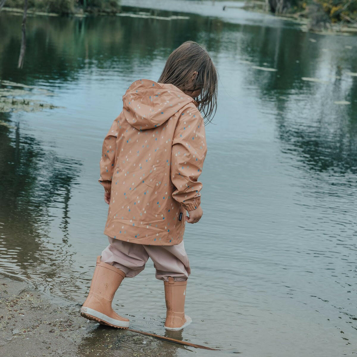 Crywolf Play Jacket Rain Drops - Jackets|Coats|Hoodies - 2 - 3Y