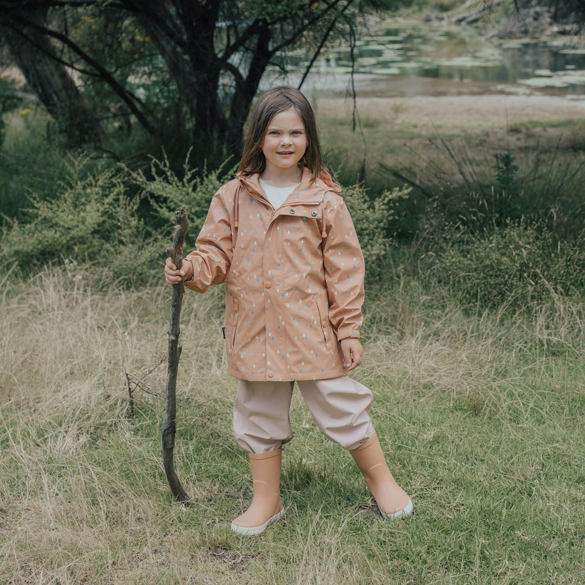 Crywolf Play Jacket Rain Drops - Jackets|Coats|Hoodies - 2 - 3Y