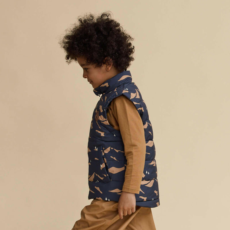 Crywolf Reversible Vest Great Outdoors - HYPHEN KIDS