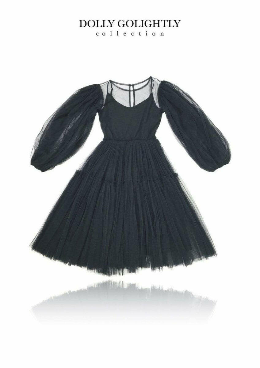 Dolly Golightly Tea Tutu Dress Black - HYPHEN KIDS