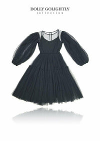 Dolly Golightly Tea Tutu Dress Black - Dresses - girl
