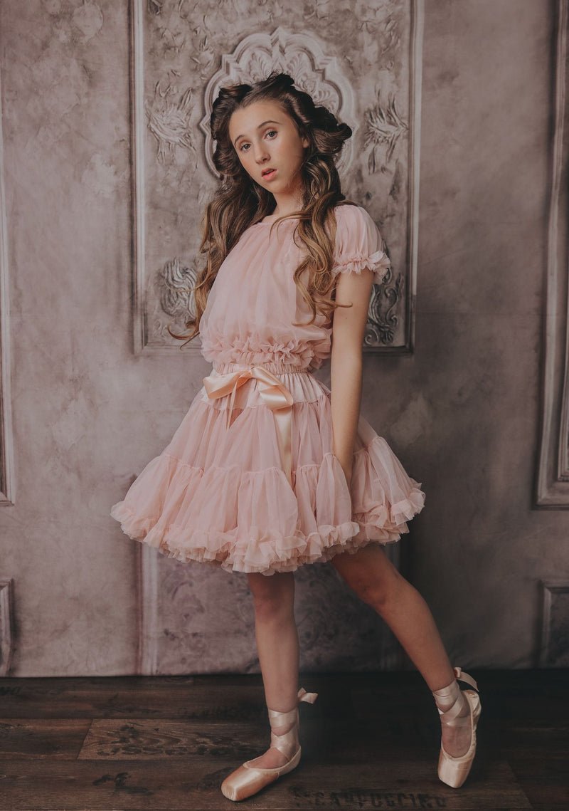 Dolly Princess Pettiskirt Tutu Ballet Pink -HYPHEN KIDS