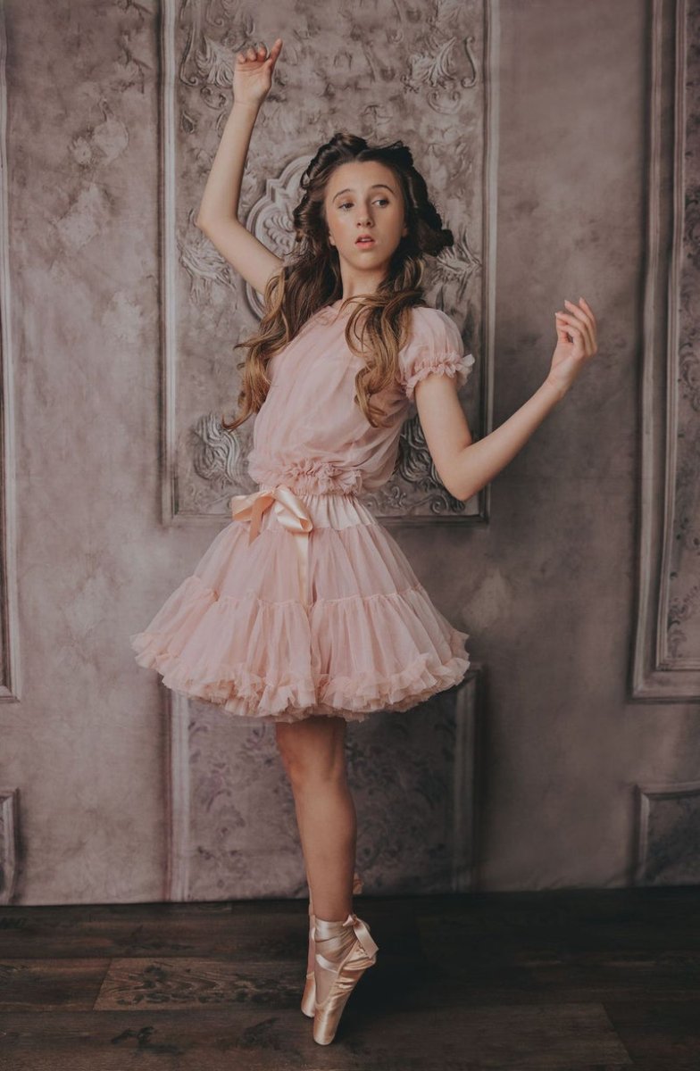 Dolly Princess Pettiskirt Tutu Ballet Pink -HYPHEN KIDS