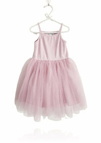 Dolly Rib Cotton Tutu Dress Pink - Dresses - girl