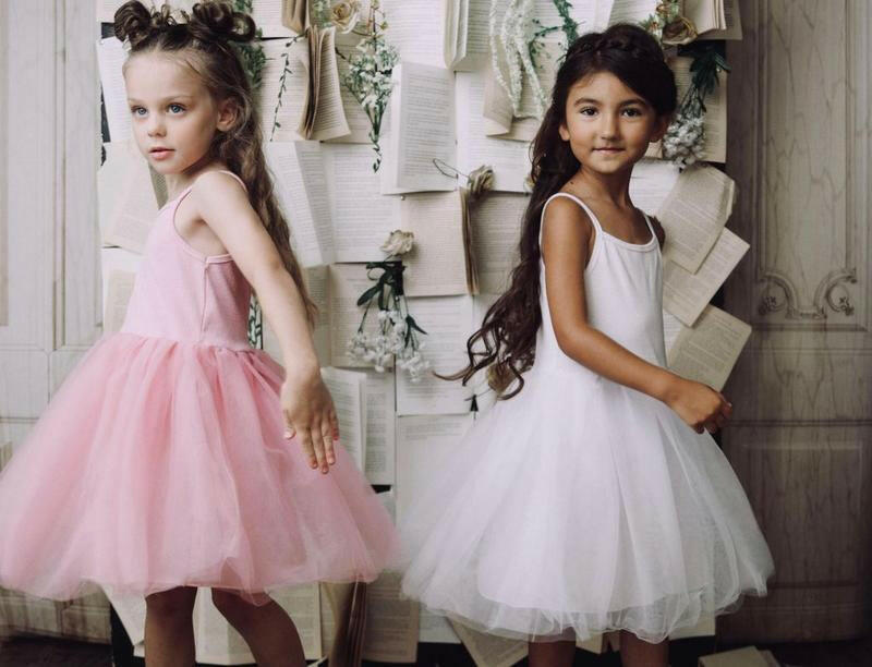 Dolly Rib Cotton Tutu Dress White