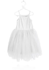 Dolly Rib Cotton Tutu Dress White - Dresses - girl