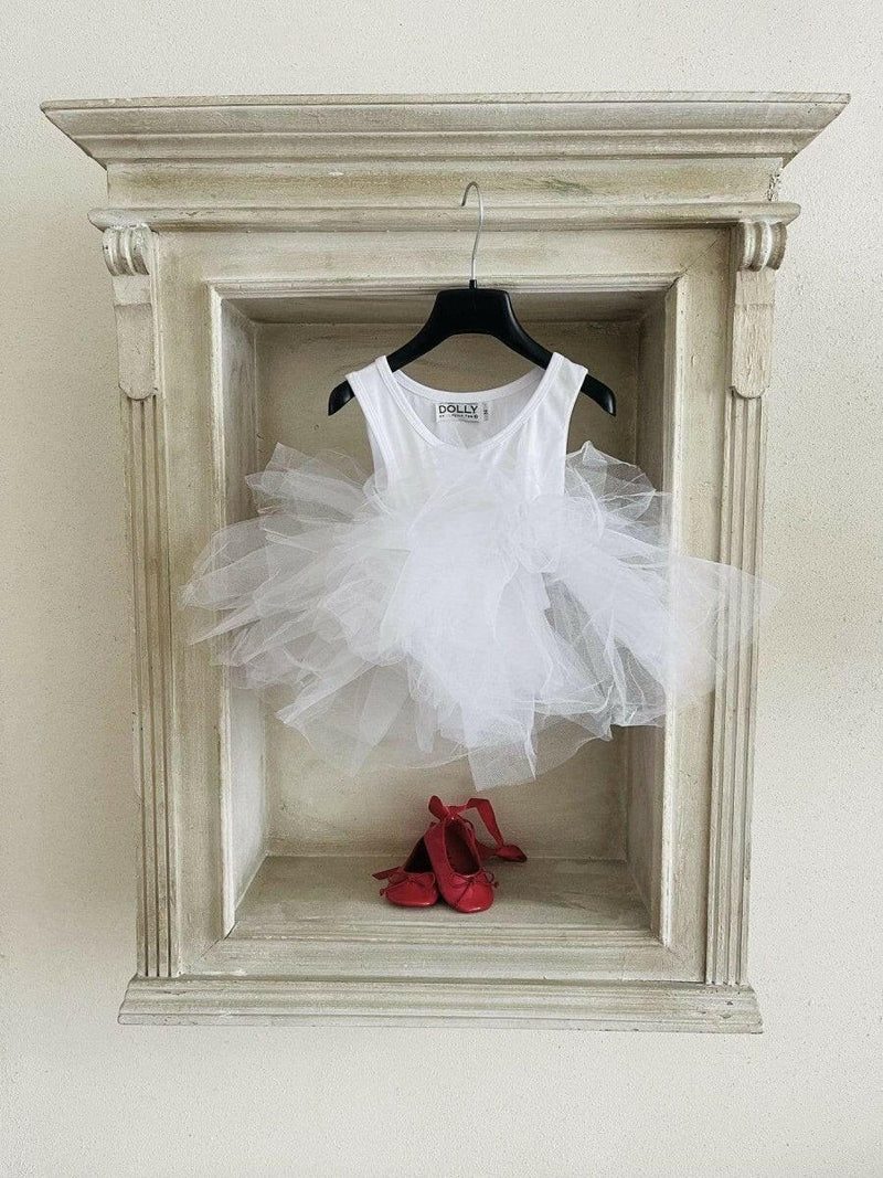 Dolly Timeless Tutu Dress - White - HYPHEN KIDS