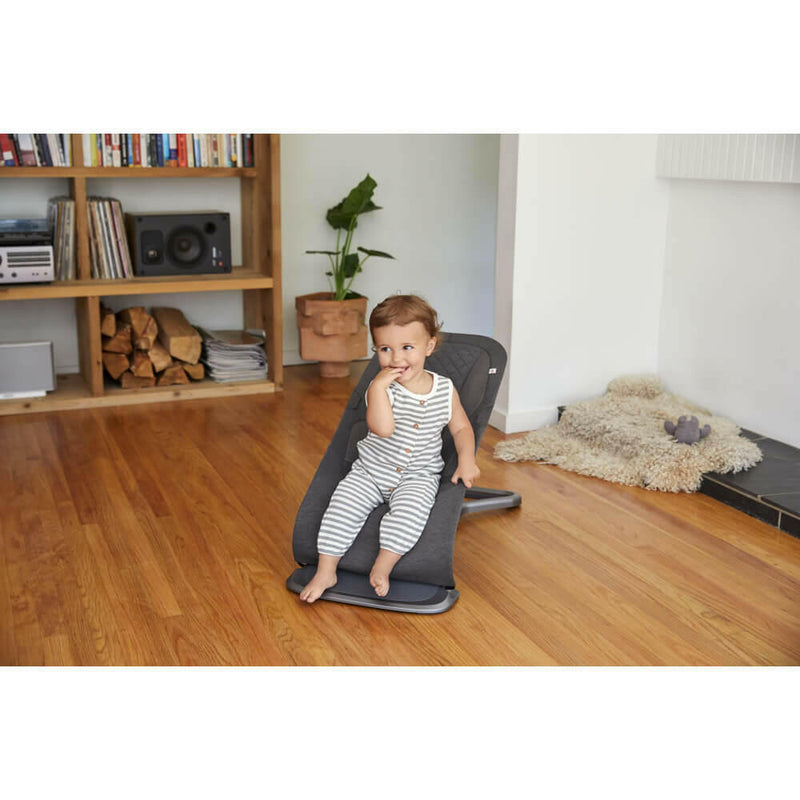 Ergobaby Evolve 3 in 1 Bouncer - Charcoal Grey - HYPHEN KIDS
