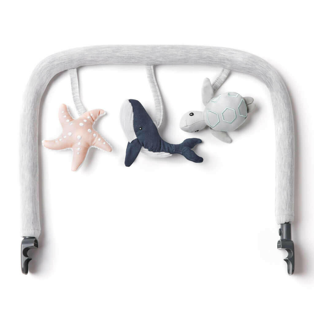 Ergobaby Evolve 3 in 1 Bouncer Toy Bar - Ocean Wonders Activity Gym for kids