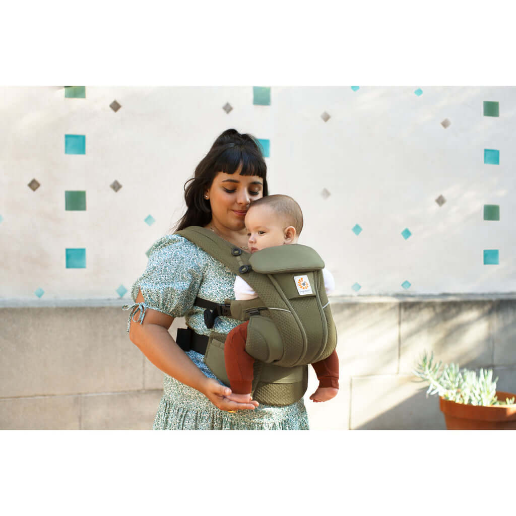 Ergobaby Omni Breeze Baby Carrier- Olive Green -HYPHEN KIDS