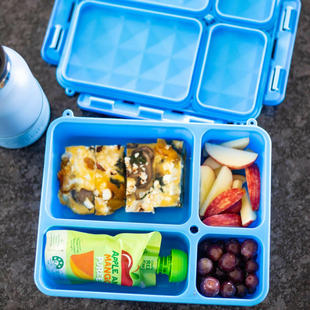 Go Green Break Box Medium - Blue - Lunch Boxes - Medium Lunch Box